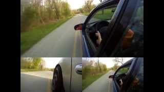 preview picture of video 'Civic Si vs Sentra Back Road Go Pro Edit'