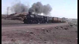 preview picture of video 'Union Pacific 3985, Hermosa WY, 1994'