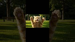 AIレッサーパンダになりたい猫、レッサーパンダになる｜ A cat who wants to be a red panda becomes a red panda #cat  #shorts #ai