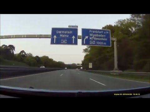 Autobahn A60/A67 (MZ/GG/DA): Ingelheim(RP) ---:--- Pfungstadt(HE)