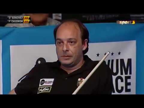 Highlight 3 Cushion  Dani Sanchez vs Frederic Caudron in Barcelona Cup
