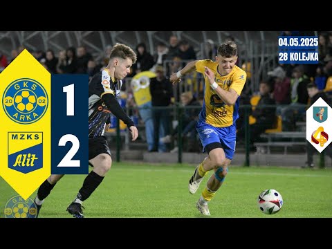 GMINNY KLUB SPORTOWY ARKA PAWŁÓW 1 - 2 ALIT OŻARÓW
