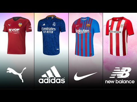 La Liga Home And Away Kits For Season 2021-22 | Barcelona, Real Madrid And Many More Club