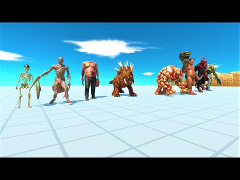 Infernals vs every factions ARBS Animal Revolt Battle Simulator