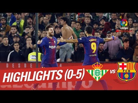 Highlights Real Betis vs FC Barcelona (0-5)
