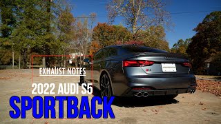 Exhaust Notes - 2022 Audi S5 Sportback (B9.5)