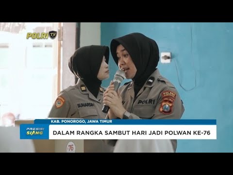 POLWAN POLRES PONOROGO GOES TO SCHOOL DALAM RANGKA HARI JADI KE - 76