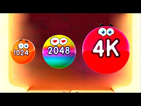 2048 balls 3D: Max Level - Beat 1024 2048 4k | 2048 balls 3D sound effects only