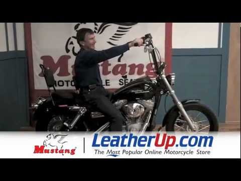 Mustang Seats 'Wide Tripper' for 2006-12 Harley Davidson Dyna at LeatherUp.com