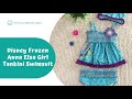 ADEKMUNGIL DISNEY FROZEN ANNA ELSA GIRL TANKINI SWIMSUIT