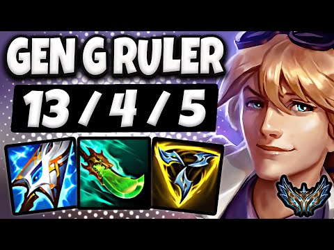 Ezreal vs Kaisa ADC [ Gen.G Ruler ] Patch 25.9 Korea Challenger ✅