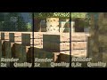RENDER QUALITY Comparison With SEUS RENEWED And COMPLEMENTARY SHADER