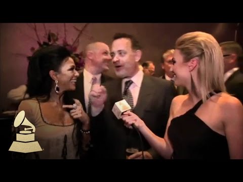 Tom Hanks and Sheila E. at Pre-GRAMMY Gala | GRAMMYs