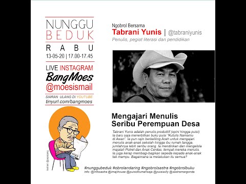 Tabrani Yunis Mengajari Menulis Seribu Perempuan Desa
