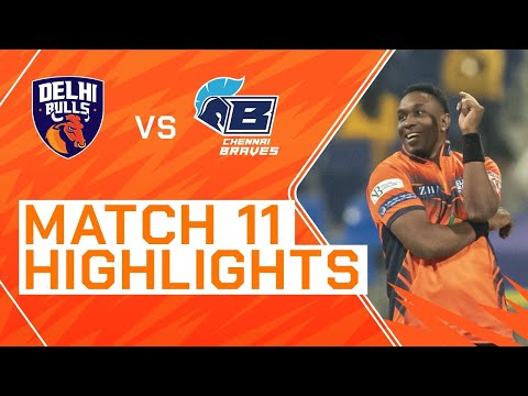 2023 Abu Dhabi T10, Match 11 Highlights: Delhi Bulls vs Chennai Braves | Season 7