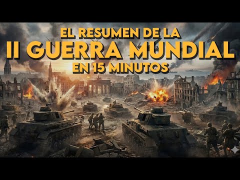 🔥La SEGUNDA GUERRA MUNDIAL en 15 minutos🔥 | Resumen FÁCIL y BREVE