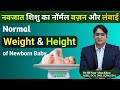 Baby Growth Guide Know The Normal Height Weight And HC Of A Newborn Baby Dr Noor Alam Khan