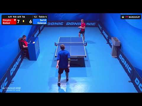 10:20 Dmytro Batiuk - Serhii Kalenyk 26.08.2023 TT Euro.Cup Ukraine Master. TABLE 4