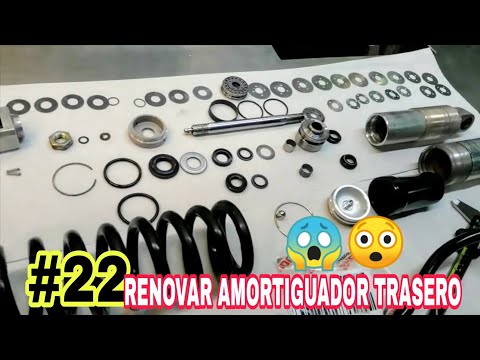 22 Cómo Reparar Amortiguador Trasero de Moto Renovar Suspensión Suzuki GSXR 750