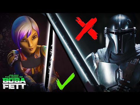 The Real Reason the Darksaber is So HEAVY for Mando (but light for Sabine) - Book of Boba Chapter 5