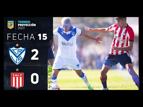 #TorneoProyección 2023 | Fecha 15 | resumen de Vélez y Estudiantes