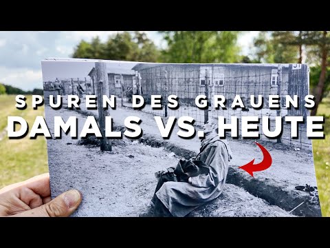 BERGEN-BELSEN CONCENTRATION CAMP today and 80 years ago - A comparison