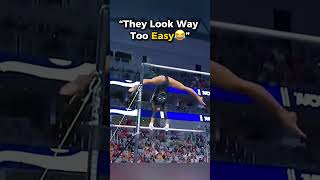 Bar Mounts Have Gone Downhill😔 #gymnastics #gymnast #unevenbars #ncaagymnastics