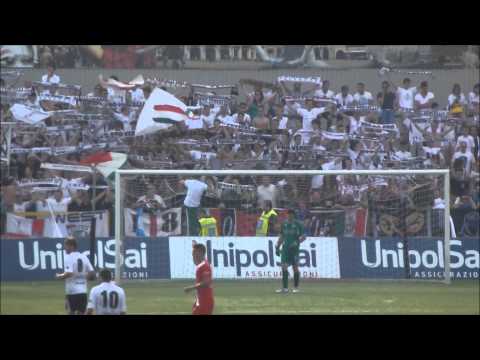 Pro Vercelli - FC Südtirol 1-1: Tifo West Side Vercelli.