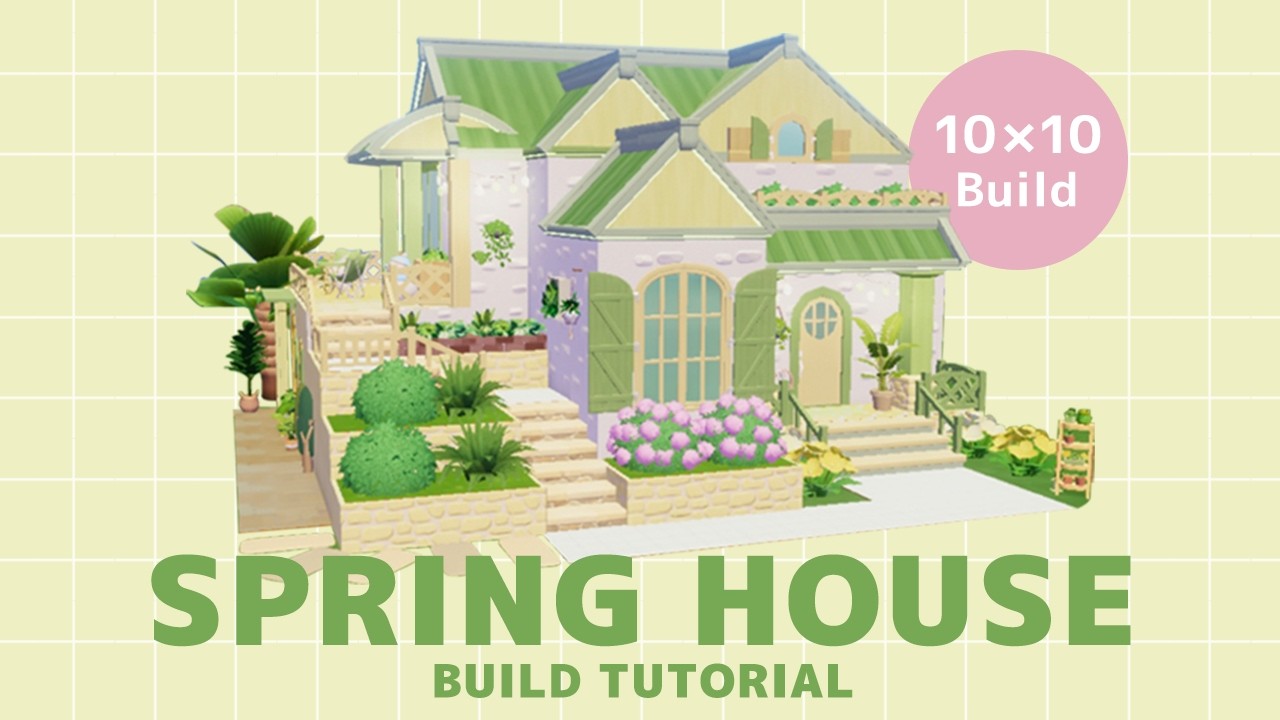 春色テーマのおうちの作り方 | 開拓Lv.15+【ハートピアスローライフ】