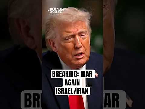 Israel Under Attack: Ballistic Missiles Intercepted Trump Says 