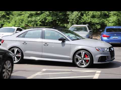 Nardo Grey Audi RS3 with AWE Track Edition Exhaust