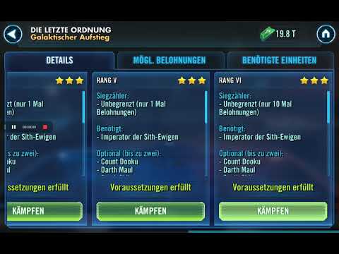 Gandogar Silberbart spielt GL Palpatine Event
