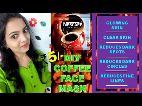 5 रू का ये कॉफी फेशियल कर लेंगे तो पार्लर जाना भूल ही जाएंगे/coffee facial/skin lightening face pack Video
