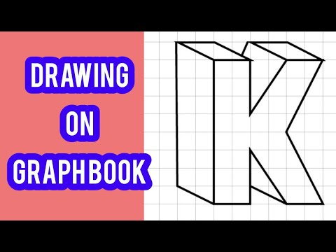 3d drawing alphabet K #shorts #drawforfun #3ddrawing  #drawingforkids #howtodraw