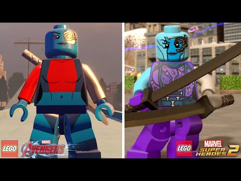 LEGO Marvel Super Heroes 2 vs LEGO Marvel's Avengers Characters (Side by Side Comparison) Part 3