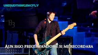 McFly - Unsaid Things Live at Manchester Subtitulada Español HD
