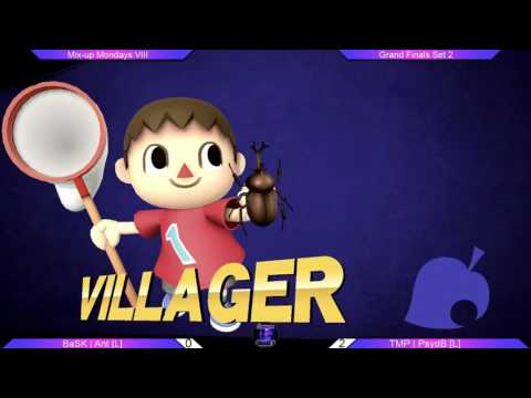 MuM 8 - BaSK | Ant (Lucina) [L] Vs. TMP | PsydB (Villager) [L] Grand Finals Set 2  - Smash Wii U
