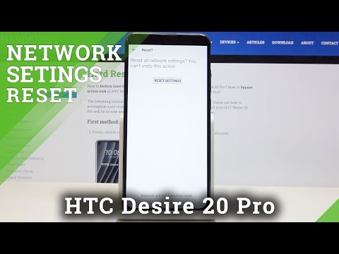 How to in Reset Network Settings HTC Desire 20 Pro - Bring Back Network Defaults