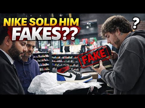 NIKE SOLD HIM FAKE SHOES?!