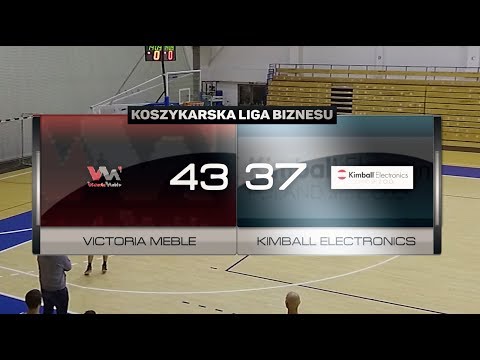 Victoria Meble vs Kimball Electronics - III kolejka - Poznań - Koszykarska Liga Biznesu