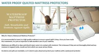 Waterproof mattress protectors