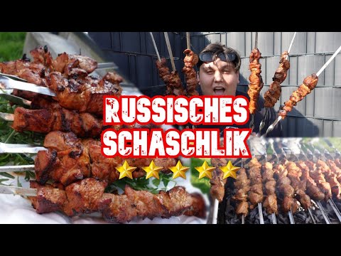 ICH mache RUSSISCHES SCHASCHLIK ! 🇷🇺😱😮‍💨 || so zart und saftig 😍