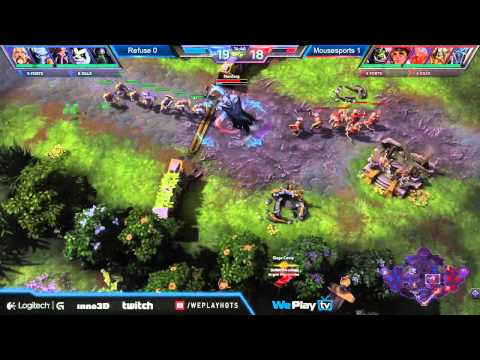 WePlay HOTS Invitational: Mouz vs Refuse | Mousesports vs Team Refuse (03.12.2014)