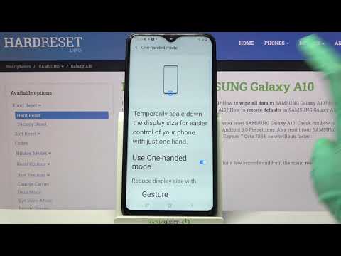 How to Enter One Handed Mode on SAMSUNG Galaxy A10 – Activate One Handed Mode