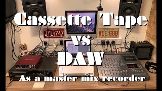Video thumbnail for Tascam 488mkII mix down Comparison - Cassette Tape vs DAW by wehappyfewmusic