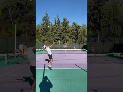 All In Tennis Academy - #270 ATP Dan Added best of winners at training #shorts