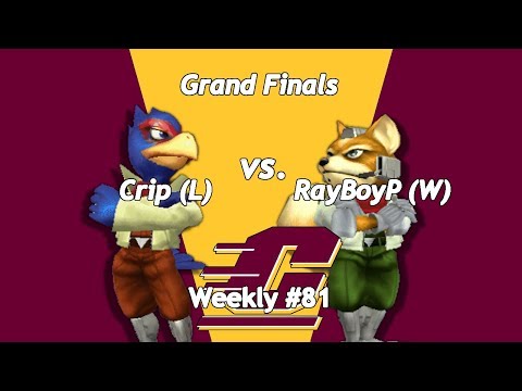 Crip (Falco) vs RayBoyP (Fox) - SSBM Singles - CMU Weekly #81
