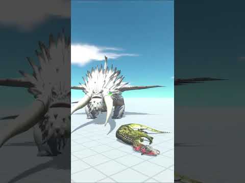 ARBS Shorts｜ Bewilderbeast vs Cryolophosaurus #animalrevoltbattlesimulator #arbsshorts