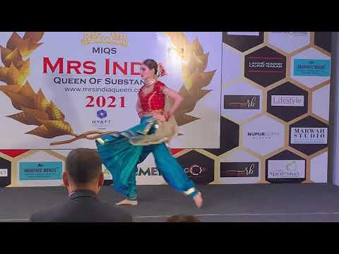 Priyanka Bajaj Sibal Talent Round of Mrs. India Priyanka Bajaj Sibal