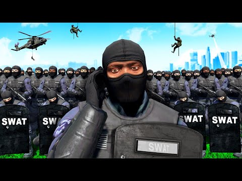 The BIGGEST SWAT TEAM in GTA 5!